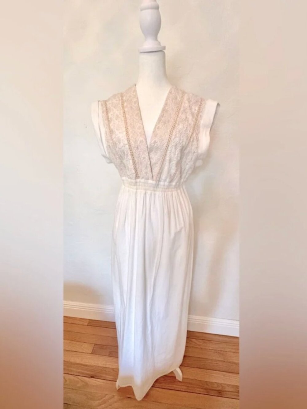White Maxi Dress Calypso St. Barth XS